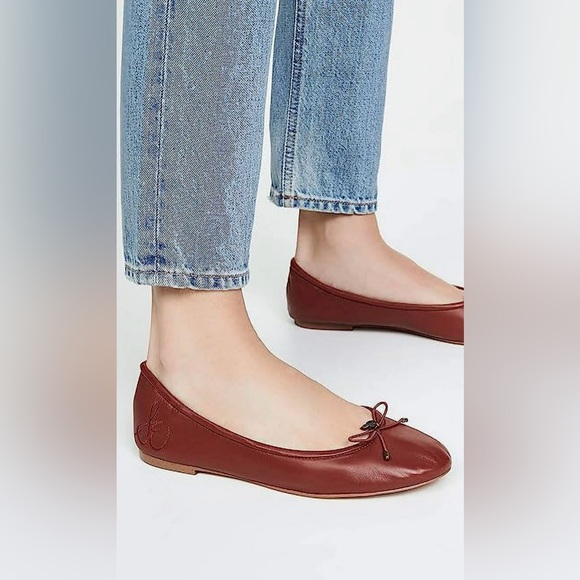 Sam Edelman Felicia Ballet Flat size 6 spiced mahogany - Picture 4 of 9